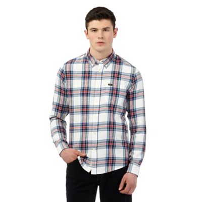 Lee Multi-coloured checked print long sleeved shirt